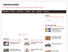 Tablet Screenshot of indianmoms.com
